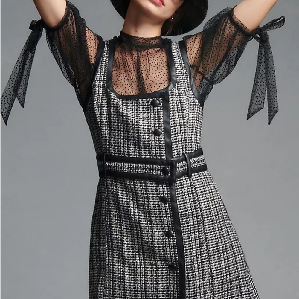 Anthropology Maeve Tweed Mini Dress - Picture 9 of 9